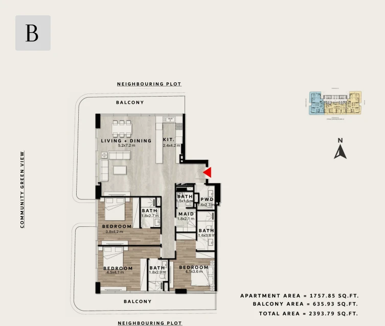 Apartment - 3bhk