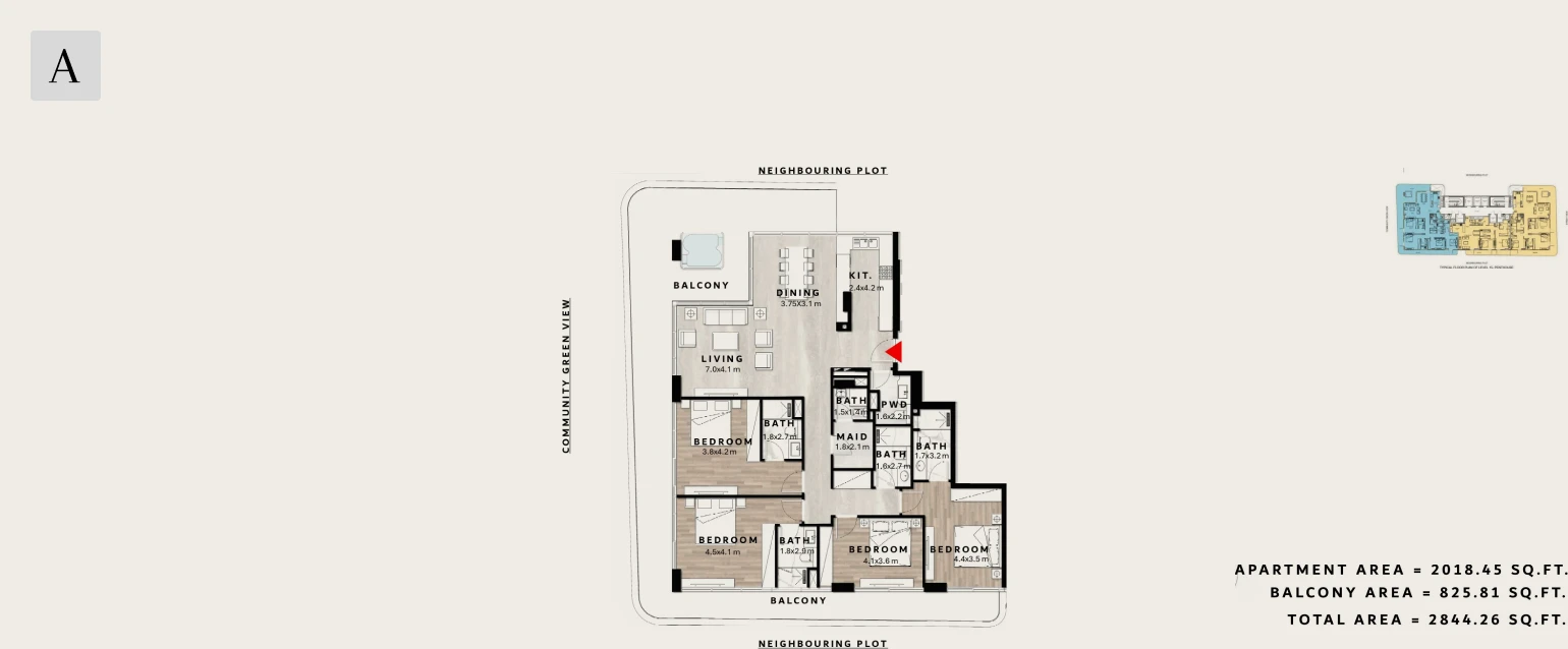 4 BHK Penthouse
