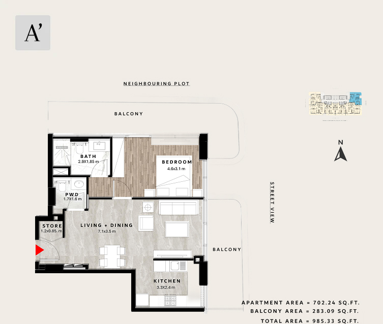 Apartment - 1bhk
