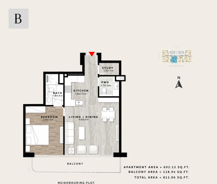 Apartment - 1bhk