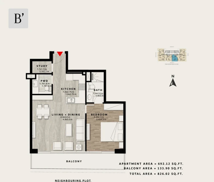 Apartment - 1bhk