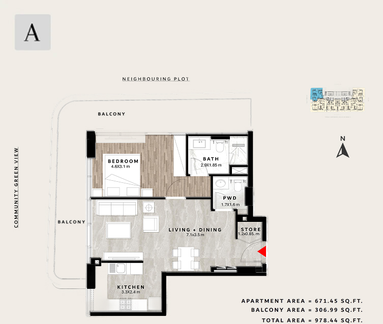 Apartment - 1bhk