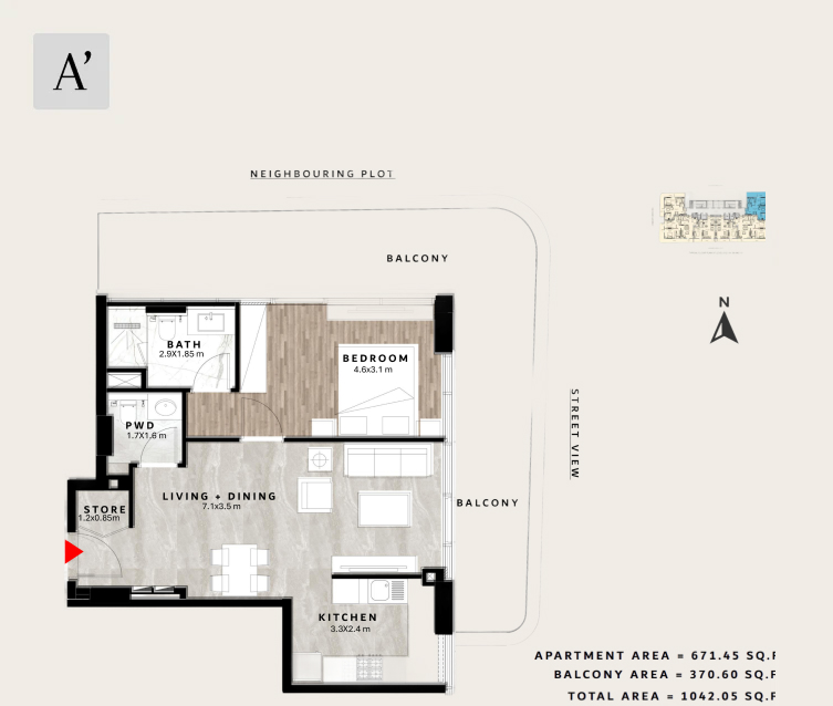 Apartment - 1bhk