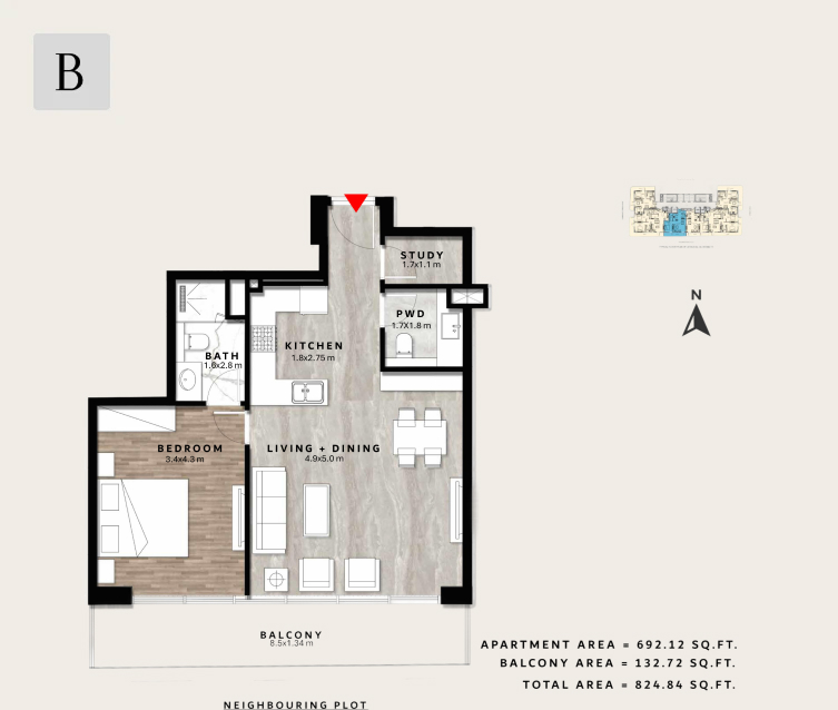 Apartment - 1bhk