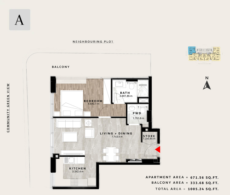 Apartment - 1bhk