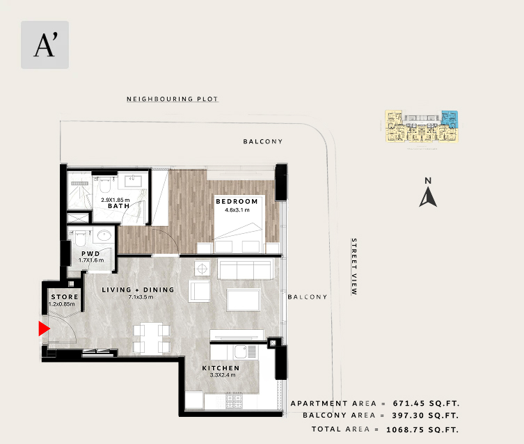 Apartment - 1bhk