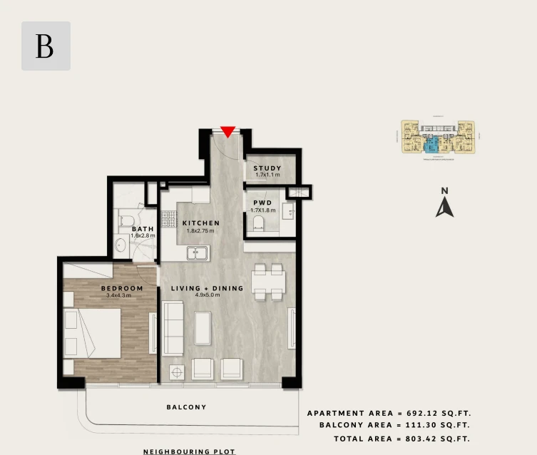Apartment - 1bhk