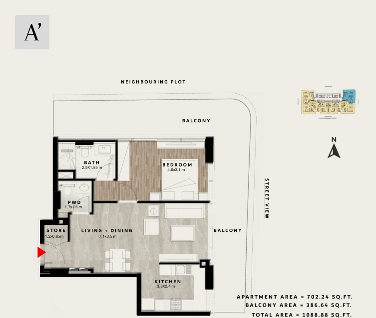 Apartment - 1bhk