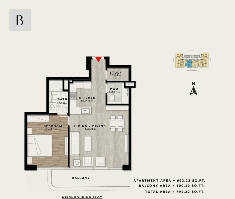 Apartment - 1bhk