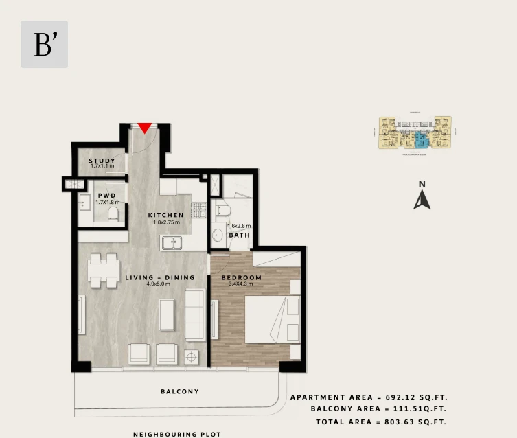 Apartment - 1bhk
