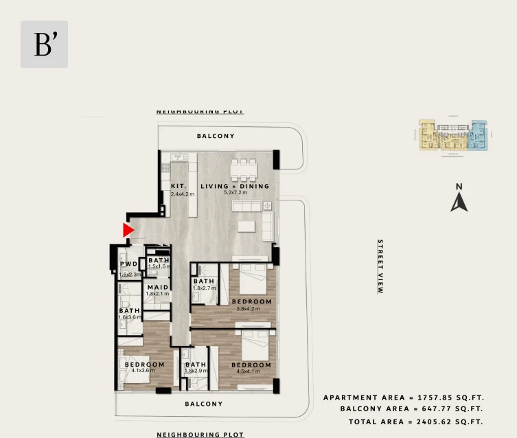 Apartment - 3bhk